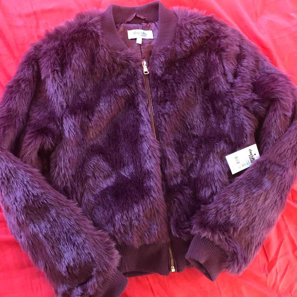 Faux fur jacket